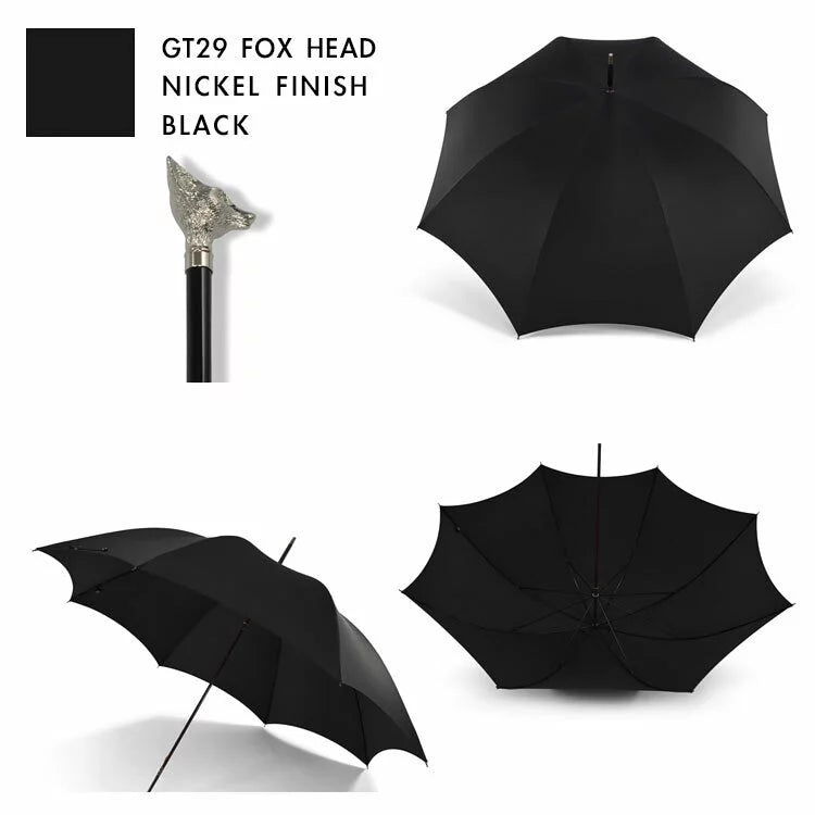 FOX UMBRELLA GT29 Nickel Finish Animal Head